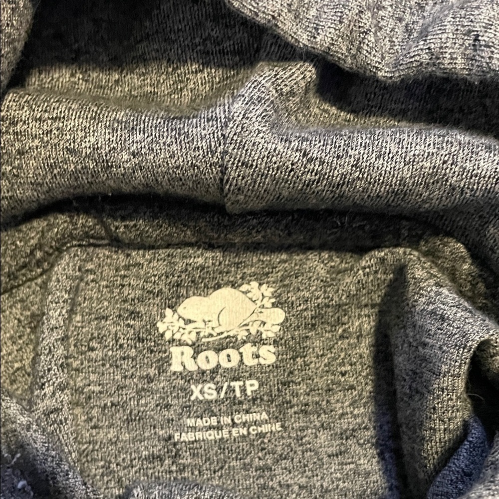 Roots Heather Gray Hooded Sweater for Women xsmall - Picture 8 of 11